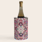 Kashan Central Persian Rug Print Wine Chiller Gallery Image 1