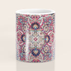 Kashan Central Persian Rug Print Coffee Mug Gallery Image 4