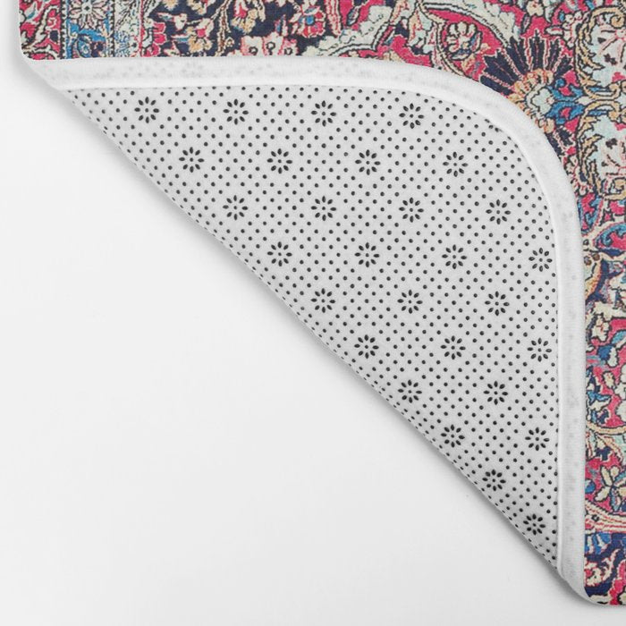 Kashan Central Persian Rug Print Bath Mat Gallery Image 2