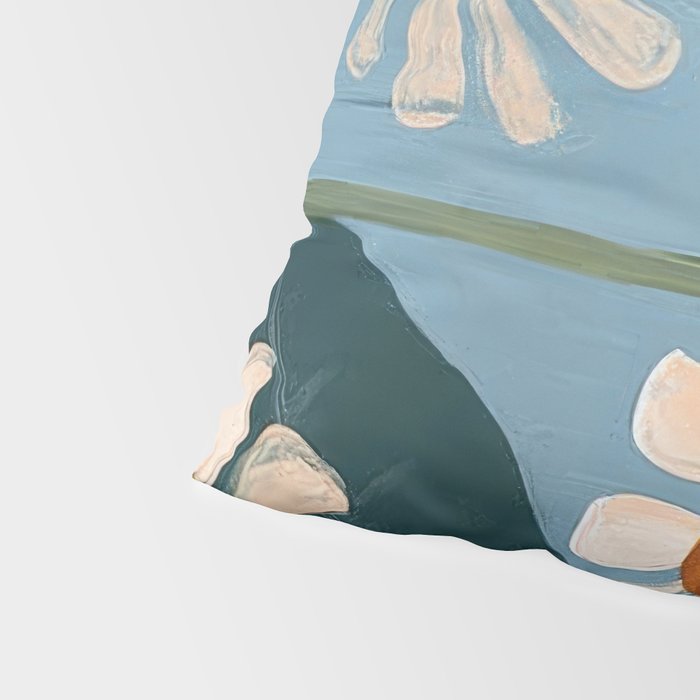 Daisy Flower Painting Pillow Sham Gallery Image 4