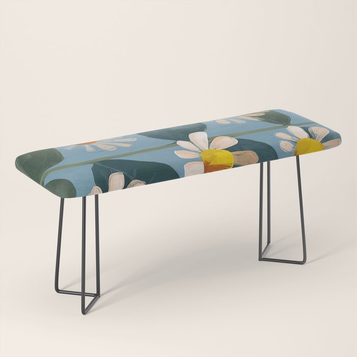 Daisy Flower Painting Bench Gallery Image 1