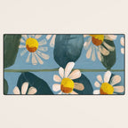 Daisy Flower Painting Desk Mat Gallery Image 3