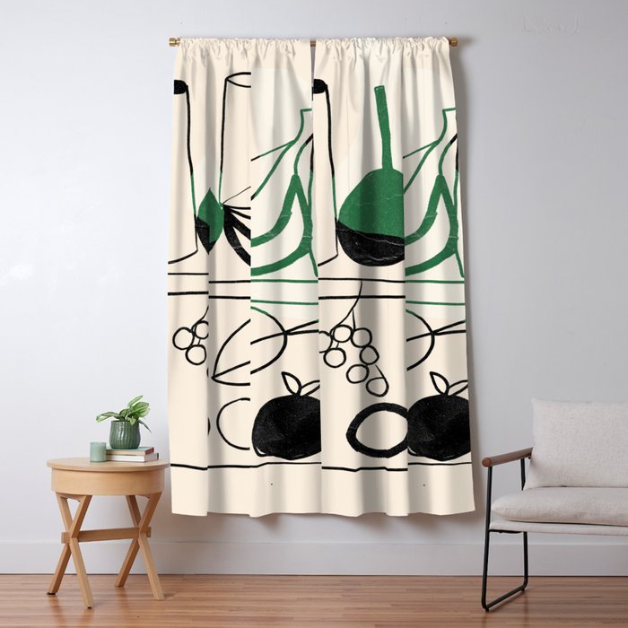 Minimalist Still Life 15 Window Curtain Gallery Image 1