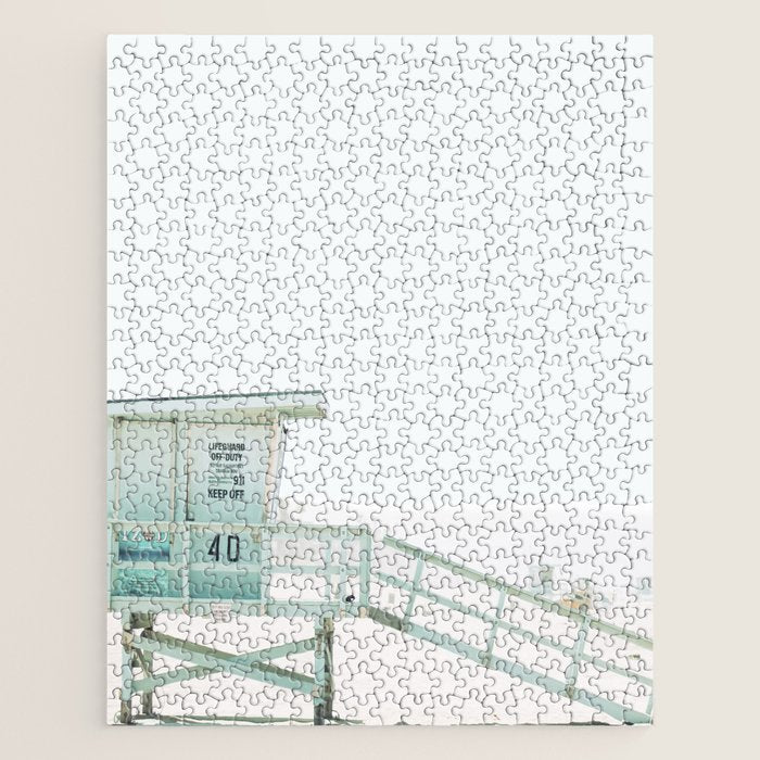 Lifeguard Tower California Beach Life Jigsaw Puzzle Gallery Image 1