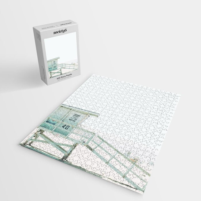 Lifeguard Tower California Beach Life Jigsaw Puzzle Gallery Image 2