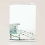 Lifeguard Tower California Beach Life Stationery Card Gallery Image 2