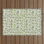 Funny Frogs Outdoor Rug Gallery Image 1