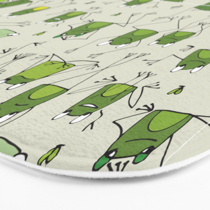 Funny Frogs Bath Mat Gallery Image 3