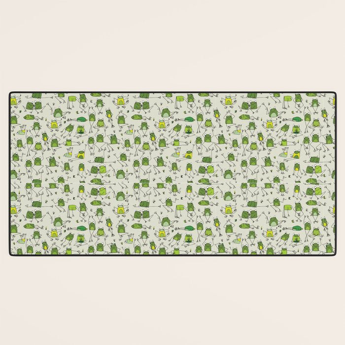 Funny Frogs Desk Mat Gallery Image 3