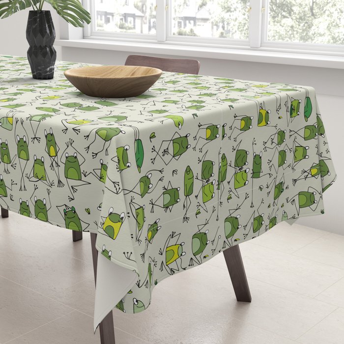 Funny Frogs Tablecloth Gallery Image 3
