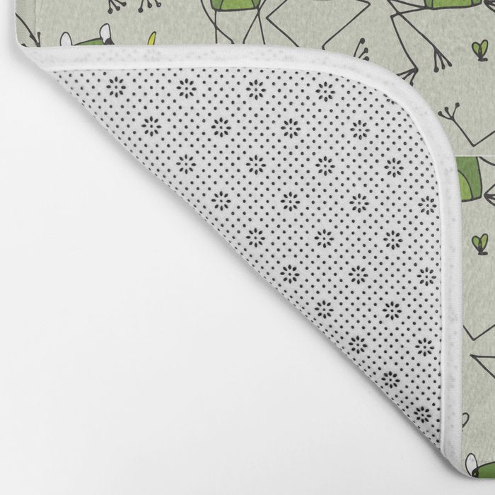 Funny Frogs Bath Mat Gallery Image 2