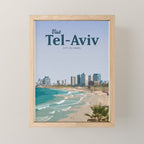 Visit Tel-Aviv Mini Art Print Gallery Image 1