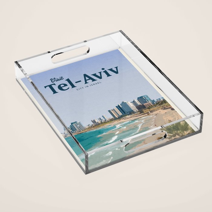 Visit Tel-Aviv Acrylic Tray Gallery Image 1