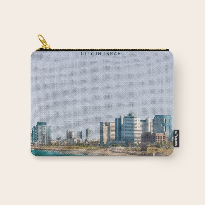 Visit Tel-Aviv Carry All Pouch Gallery Image 1