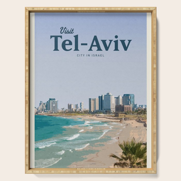 Visit Tel-Aviv Serving Tray Gallery Image 1