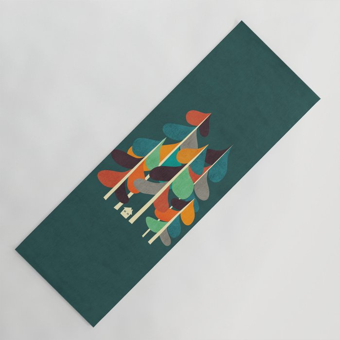Cabin in the woods Yoga Mat Gallery Image 1