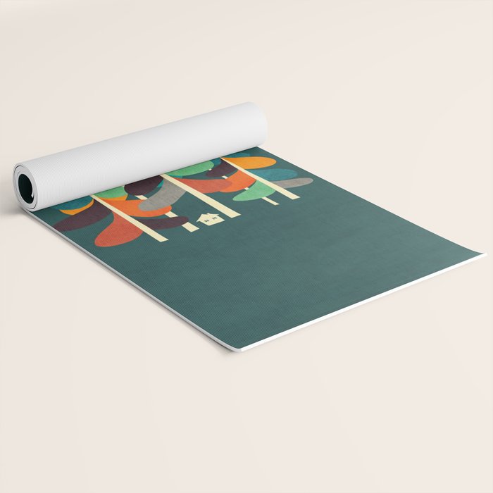 Cabin in the woods Yoga Mat Gallery Image 2