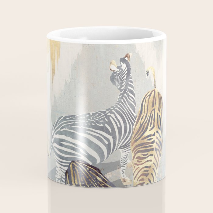 Metallic Zebras Coffee Mug Gallery Image 4
