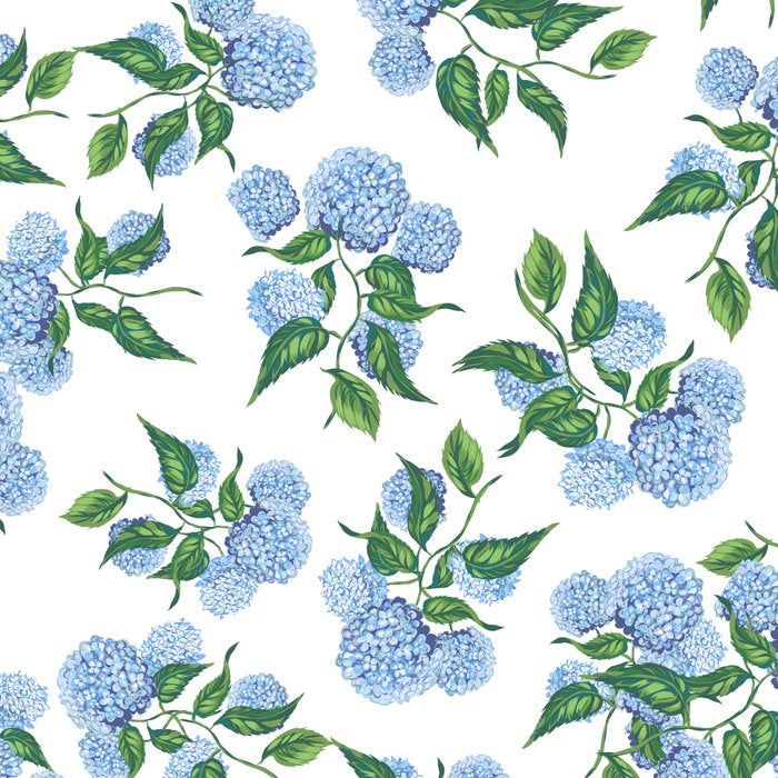 Hydrangea blue flowers, botanicals, blue and white floral Coffee Mug Gallery Image 2