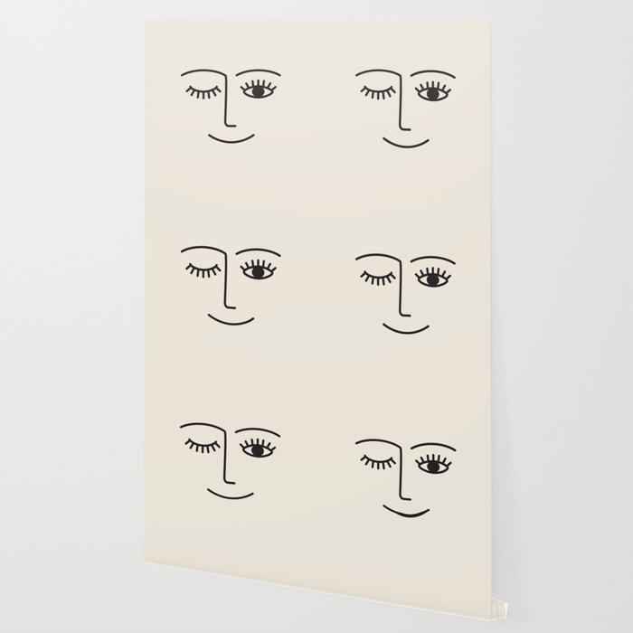 Wink (Off White) Wallpaper Gallery Image 2