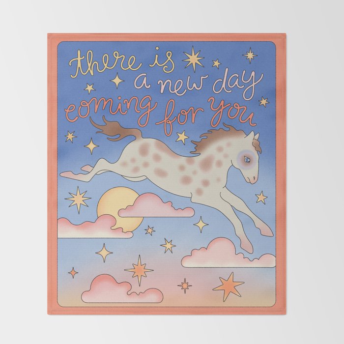 A New Day Is Coming Throw Blanket Gallery Image 2