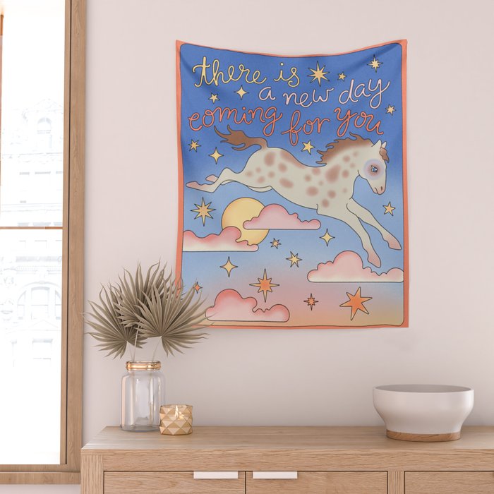 A New Day Is Coming Wall Tapestry Gallery Image 2