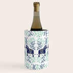 Swedish Dala Horse - Navy & Mint Palette Wine Chiller Gallery Image 1