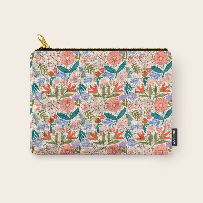 Happy Print  Carry All Pouch Gallery Image 1