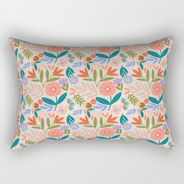 Happy Print  Rectangular Pillow Gallery Image 2