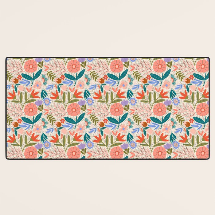 Happy Print  Desk Mat Gallery Image 3