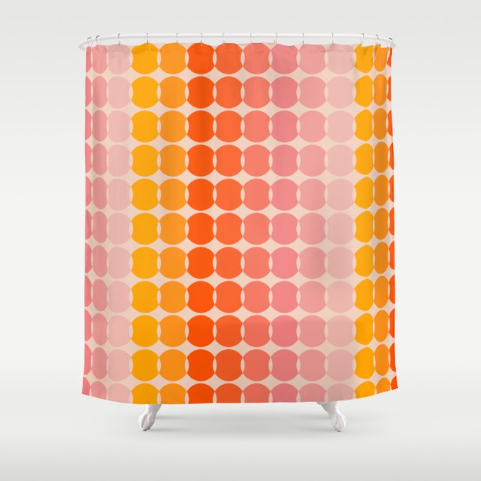 Strawberry Dots Shower Curtain Gallery Image 1