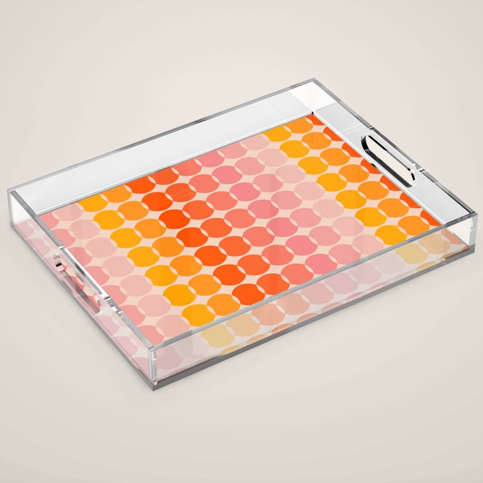 Strawberry Dots Acrylic Tray Gallery Image 1