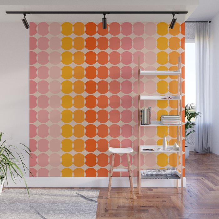 Strawberry Dots Wall Mural Gallery Image 1