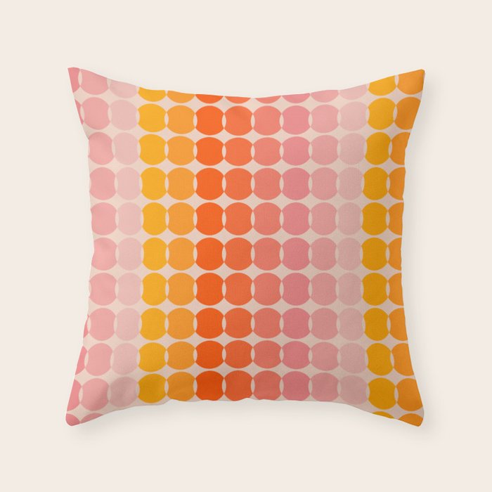 Strawberry Dots Throw Pillow Gallery Image 6