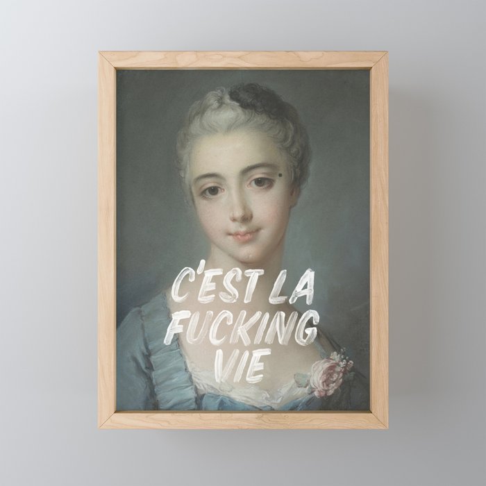 C'est La Vie Mini Art Print Gallery Image 1