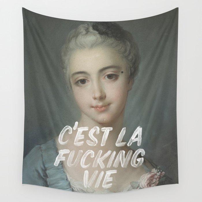 C'est La Vie Wall Tapestry Gallery Image 4