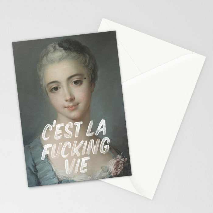 C'est La Vie Stationery Card Gallery Image 2
