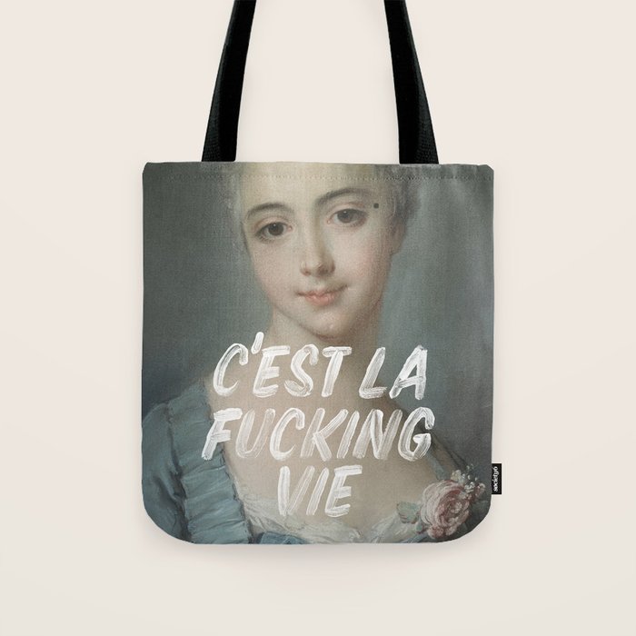 C'est La Vie Tote Bag Gallery Image 1