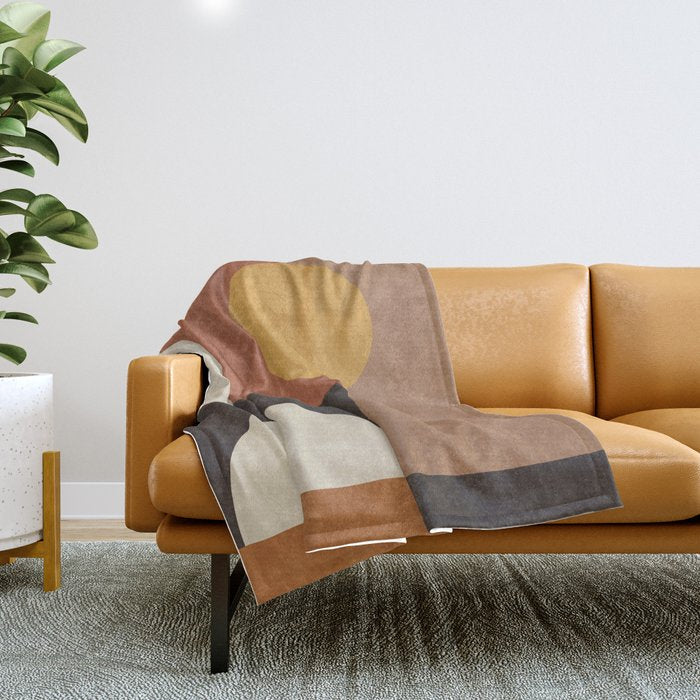 geometric abstract 41 Throw Blanket Gallery Image 1