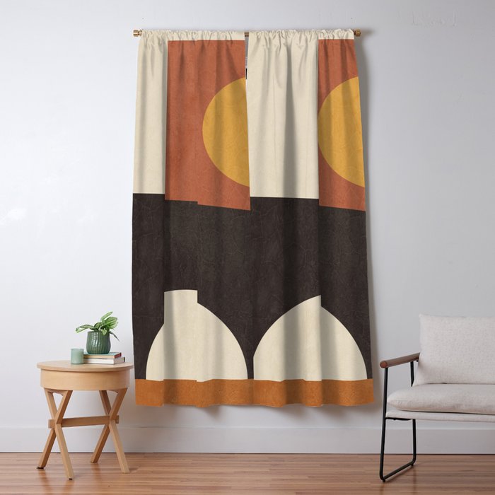 geometric abstract 41 Window Curtain Gallery Image 5