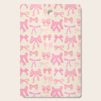 Pink Bows Cutting Board Gallery Image 1