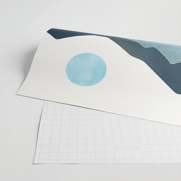 Reflect Hills Wrapping Paper Gallery Image 2