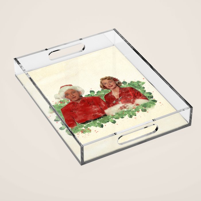 Bob & Betty (White Christmas) Acrylic Tray Gallery Image 1