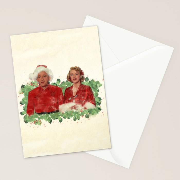 Bob & Betty (White Christmas) Stationery Card Gallery Image 2