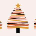 Ribbon Christmas Tree - neutrals Coffee Mug Gallery Image 2