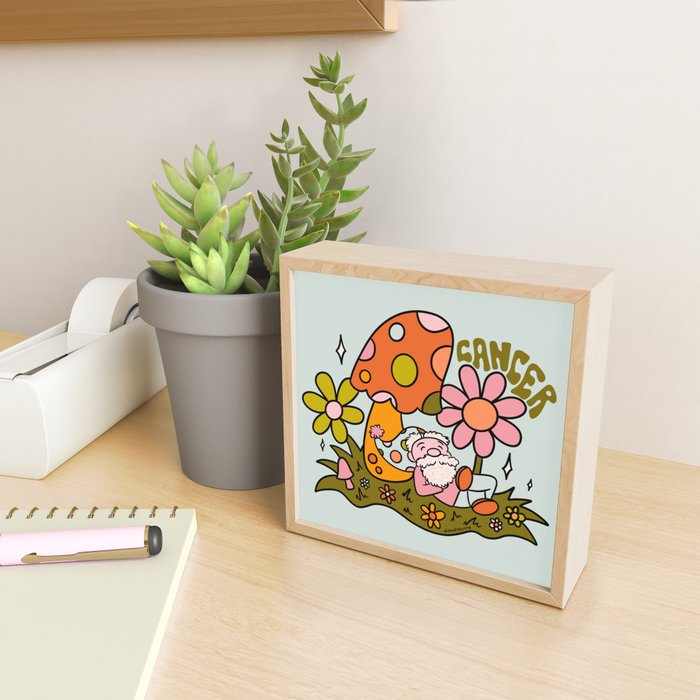 Cancer Gnome Mini Art Print Gallery Image 2