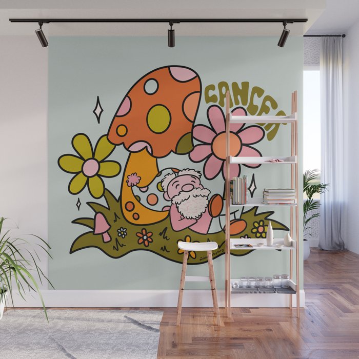 Cancer Gnome Wall Mural Gallery Image 1