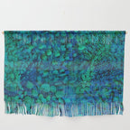 Peacock Watercolor Painting Wall Hanging Gallery Image 1