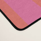 Dreamy Future Stripes Hot Pink and Orange Ombre Gradient Pattern Desk Mat Gallery Image 4