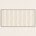 Lines #5 (Cream & Chocolate) Desk Mat Gallery Image 3